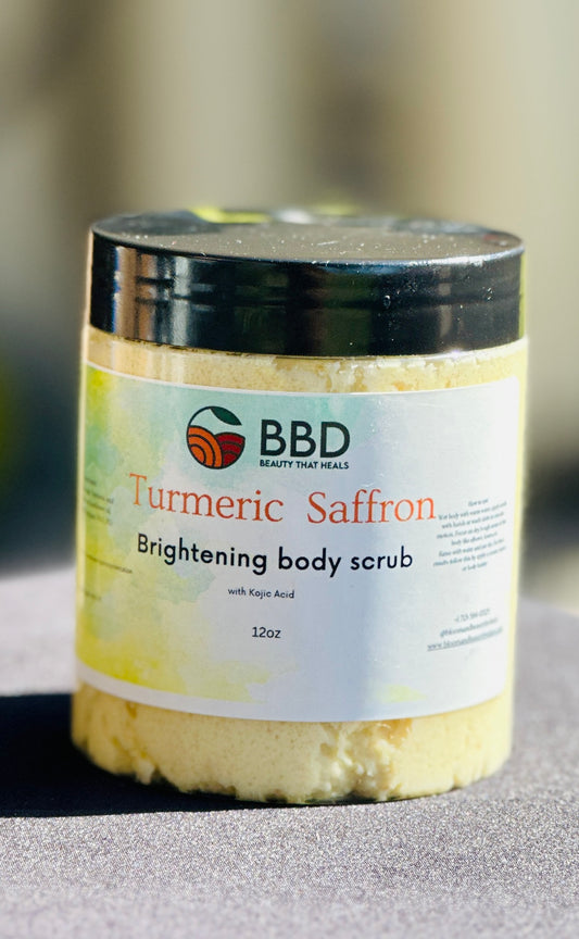 Turmeric Saffron brightening scrub