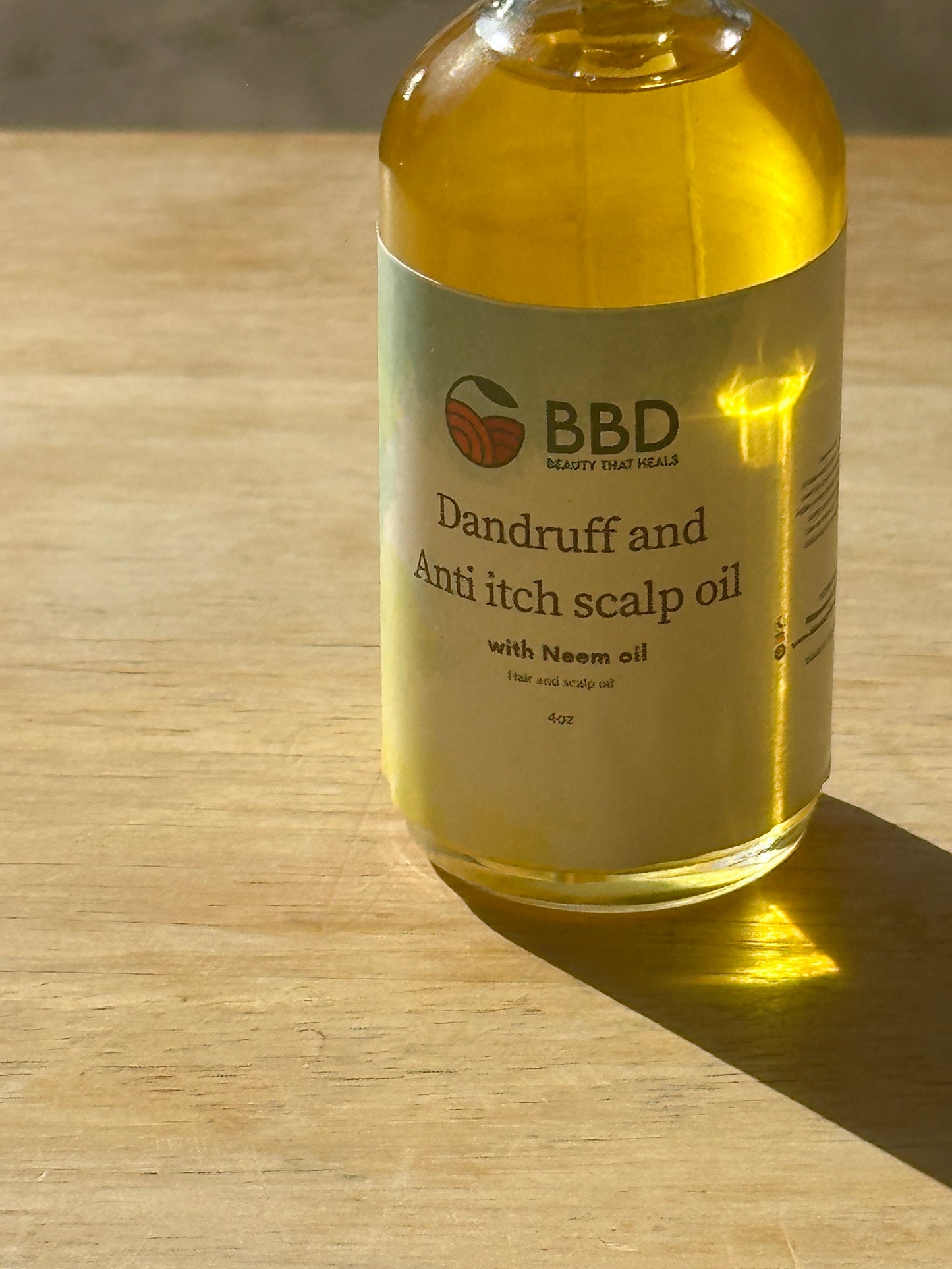 Dandruff and anti itch scalp oil