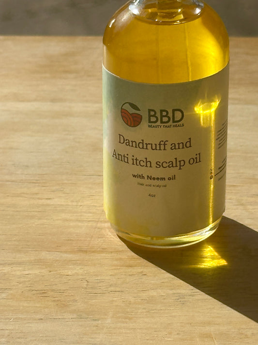 Dandruff and anti itch scalp oil