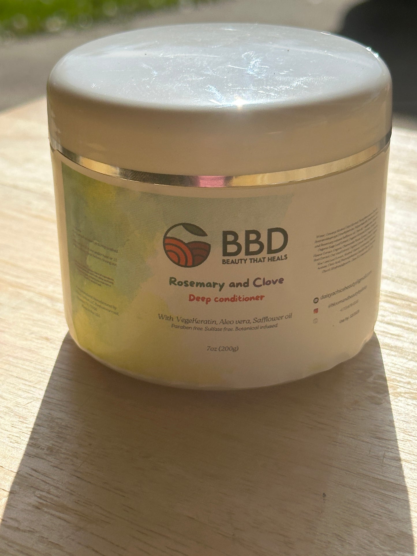 Rosemary and Clove deep conditioner